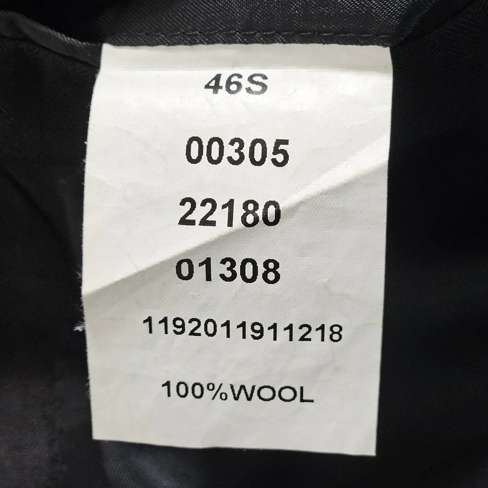 Jos A. Bank Mens 100% Wool‎ Sport Coat Blazer Jacket Wedding Preppy Black 46S